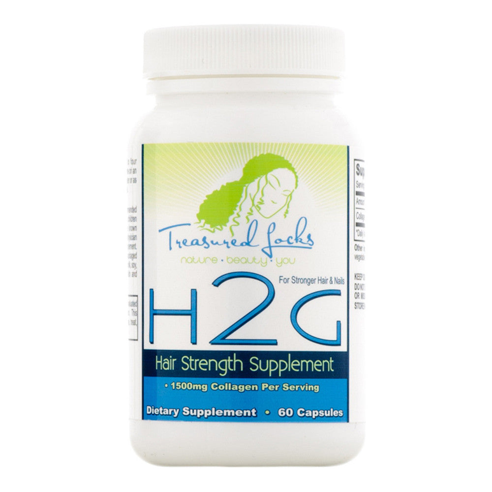 Treasured Locks H2G Hair Strength Supplement Capsules, 60 Ea